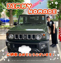 ジムニーノマドご納車させていただきました✨